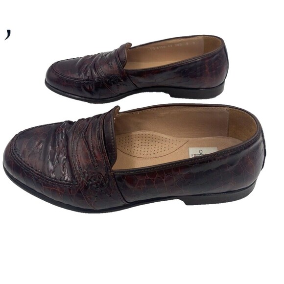 Cable & Co Vintage Men’s Size 8D Crocodile  Loafers‎ Made In Italy main image 11